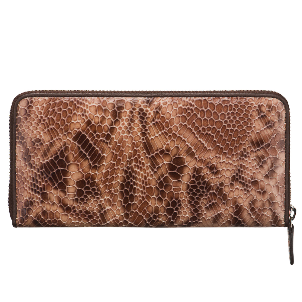 Портмоне Dr.Koffer из натуральной кожи коричневое