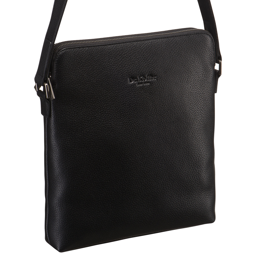 Черная мужская сумка на плечевом ремне Dr.Koffer M402535-82-04