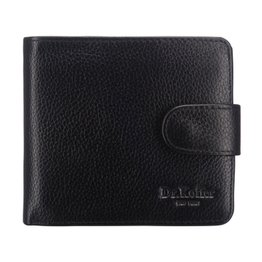 Портмоне Dr.Koffer из натуральной кожи черное