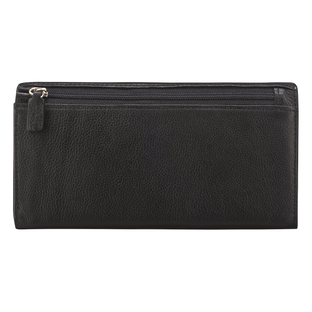 Портмоне Dr.Koffer из натуральной кожи черное