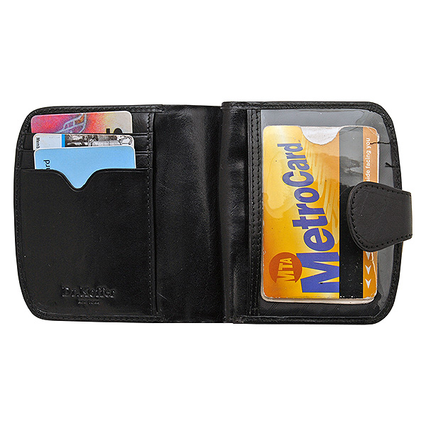 Кошелек Dr.Koffer из натуральной кожи черный