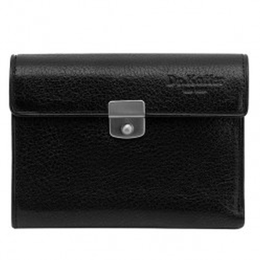 Портмоне Dr.Koffer из натуральной кожи черное