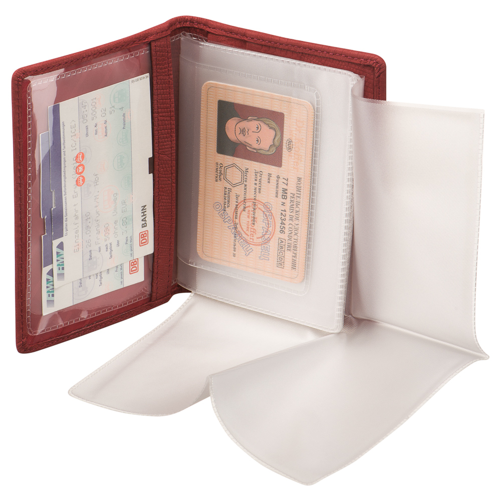 Обложка для автодокументов из натуральной кожи Dr. Koffer