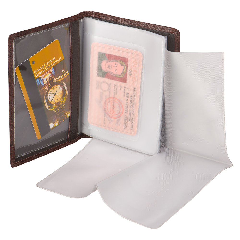 Обложка для автодокументов из натуральной кожи Dr. Koffer