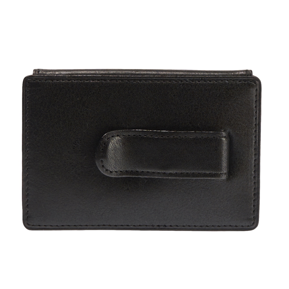 Визитница Dr.Koffer из натуральной кожи черная