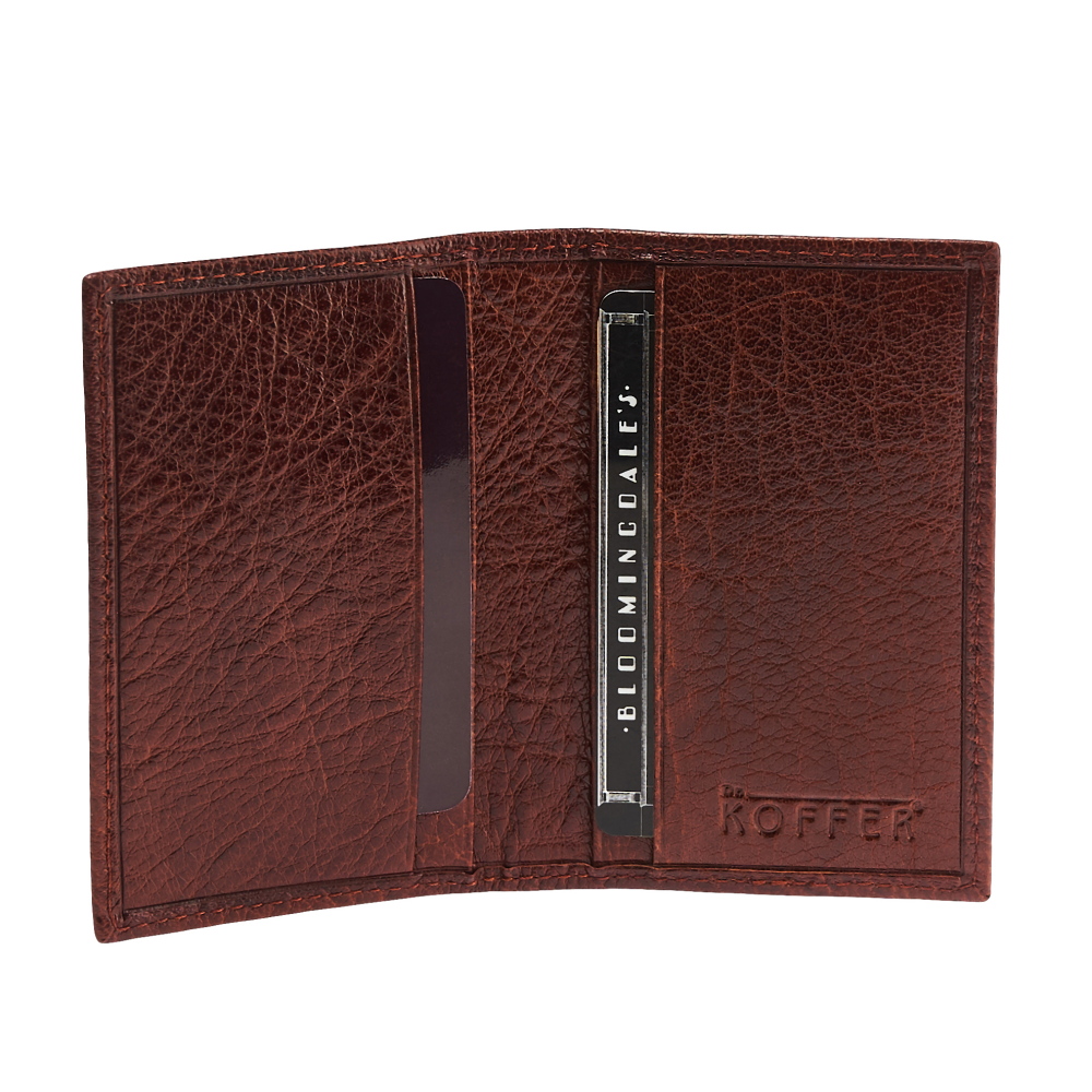 Визитница Dr.Koffer из натуральной кожи светло-коричневая