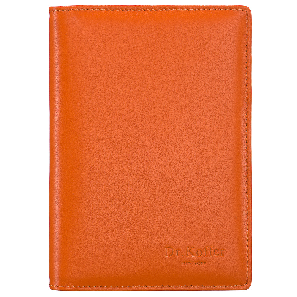 Обложка для паспорта/автодок из натуральной кожи Dr. Koffer