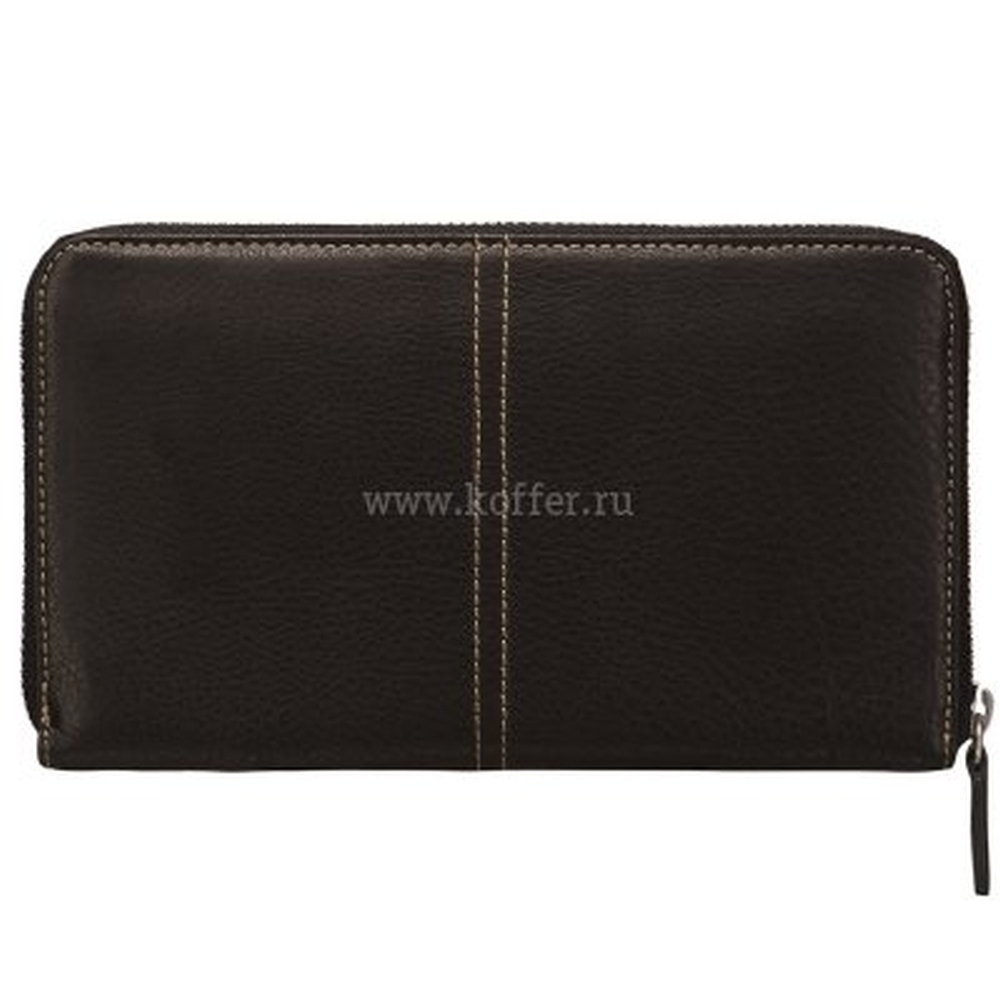Портмоне Dr.Koffer из натуральной кожи черное
