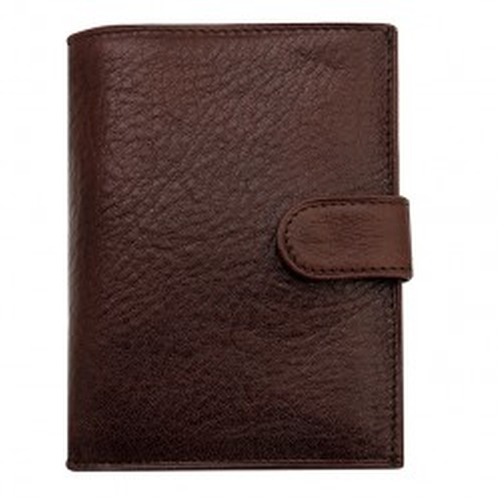 Портмоне Dr.Koffer из натуральной кожи коричневое