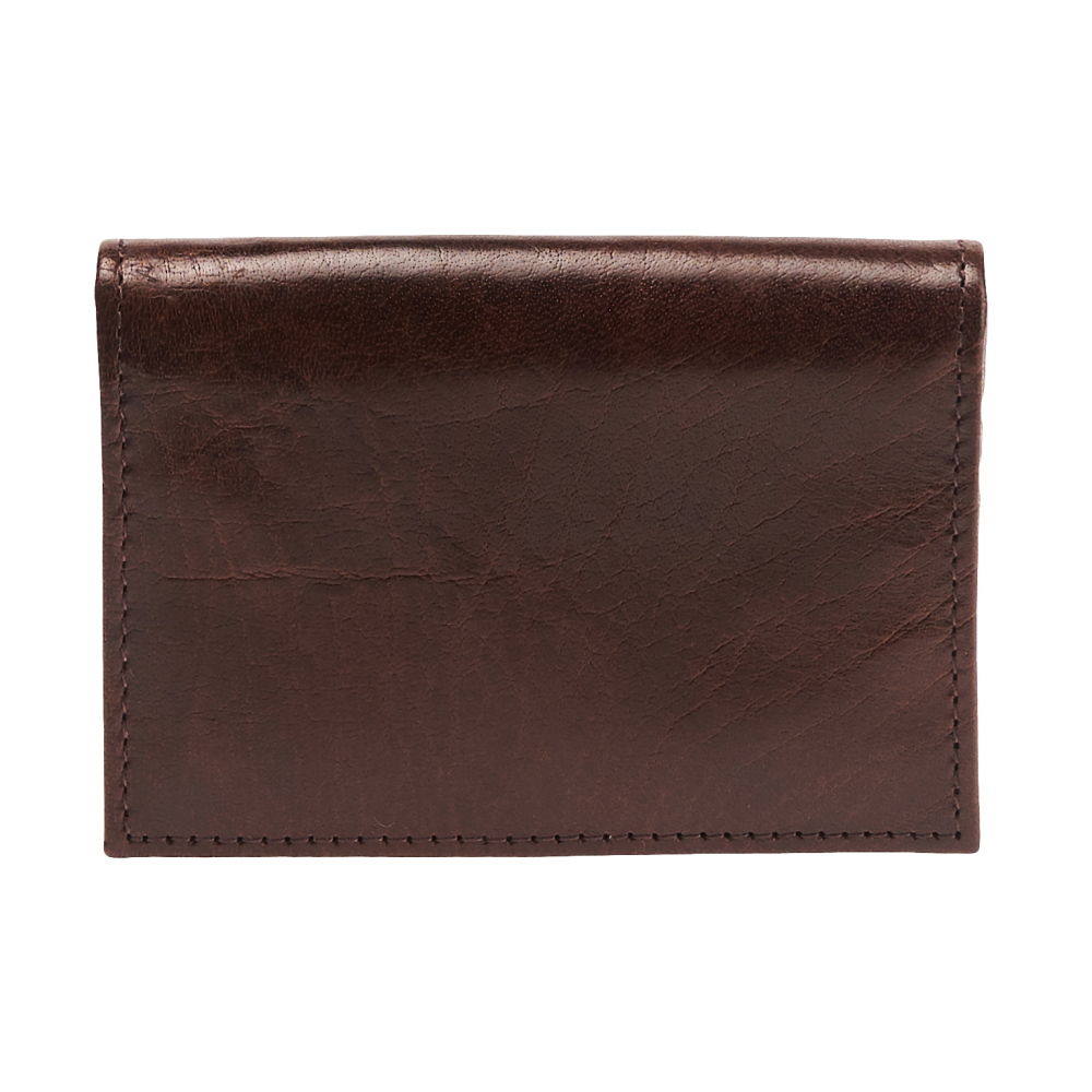 Визитница Dr.Koffer из натуральной кожи темно-коричневая