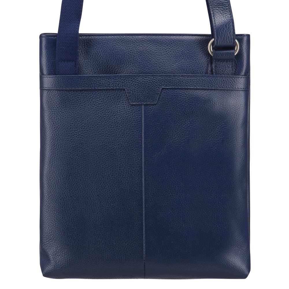 Сумка через плечо Dr.Koffer из натуральной кожи серая