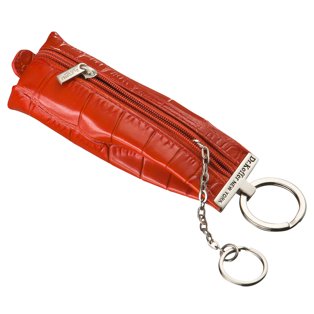 Изысканная лакированная ключница из тисненой кожи Dr.Koffer X51226-171-12