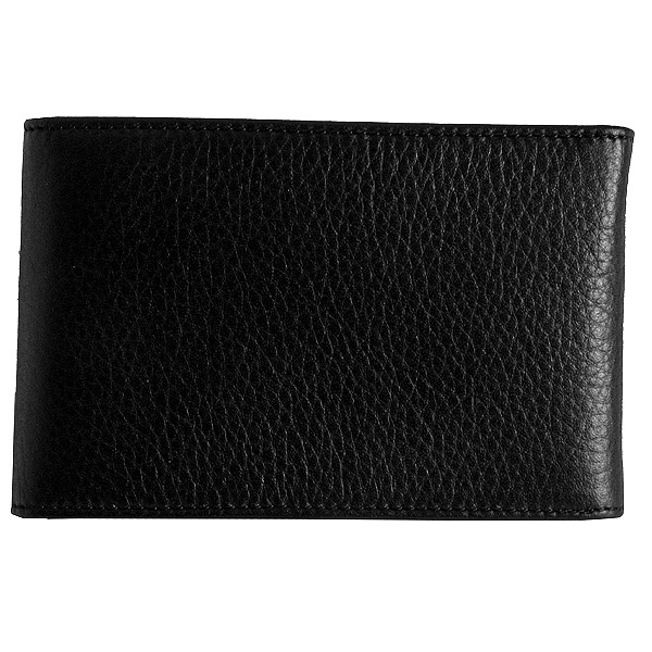 Визитница Dr.Koffer из натуральной кожи черная