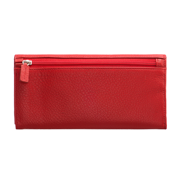 Кошелек Dr.Koffer из натуральной кожи красный