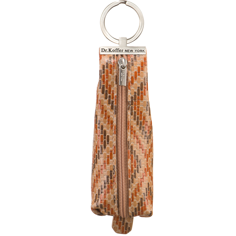 Ключница Dr.Koffer из натуральной кожи светло-коричневая