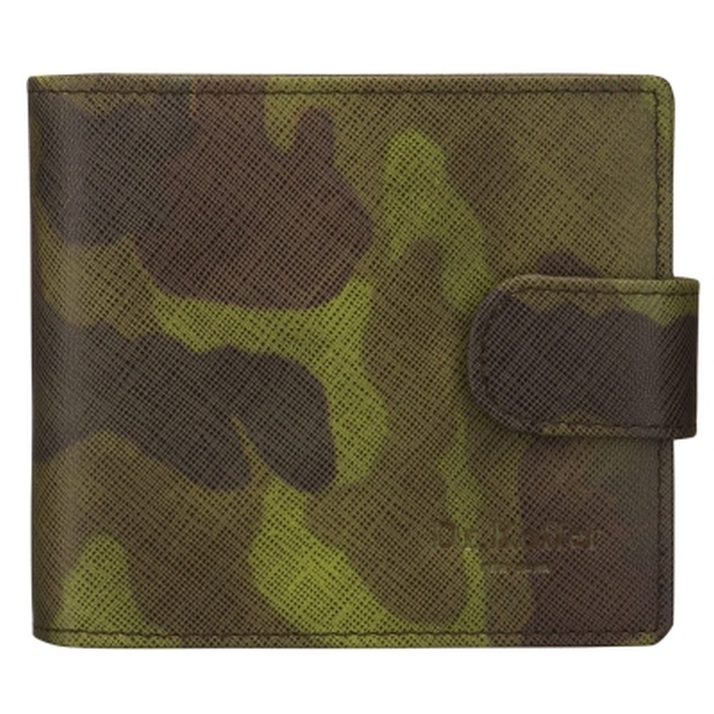 Портмоне Dr.Koffer из натуральной кожи хаки