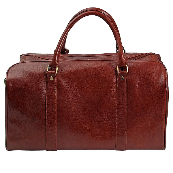 Стильная дорожная сумка с короткими ручками и съемным ремнем Dr.Koffer B231970-02-05