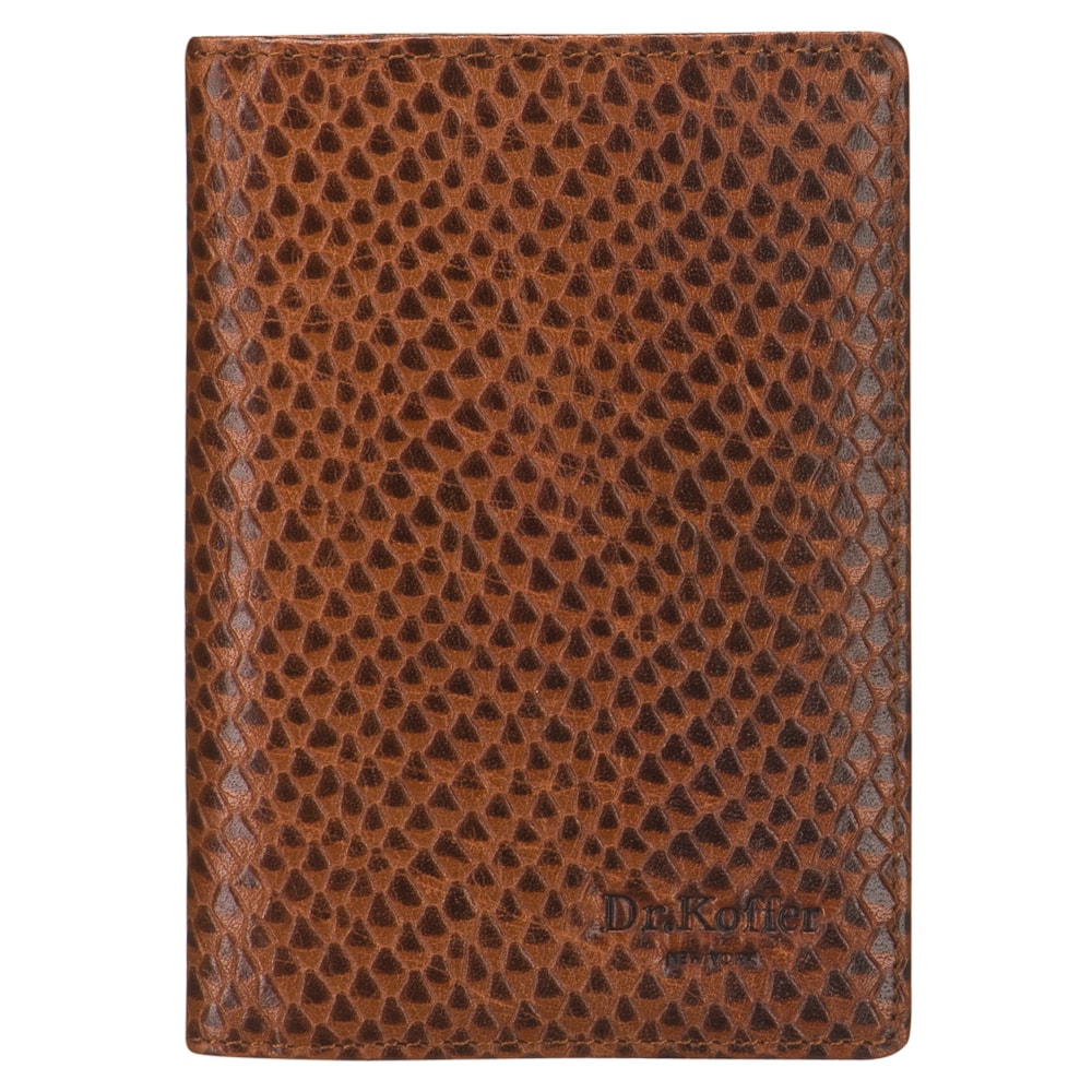 Обложка для паспорта/автодок из натуральной кожи Dr. Koffer