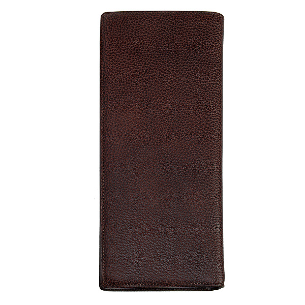 Визитница Dr.Koffer из натуральной кожи темно-коричневая