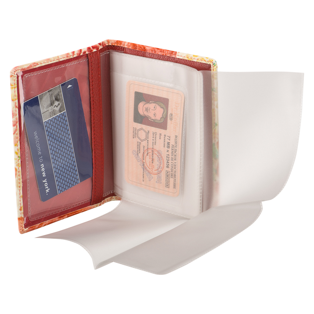 Обложка для автодокументов из натуральной кожи Dr. Koffer