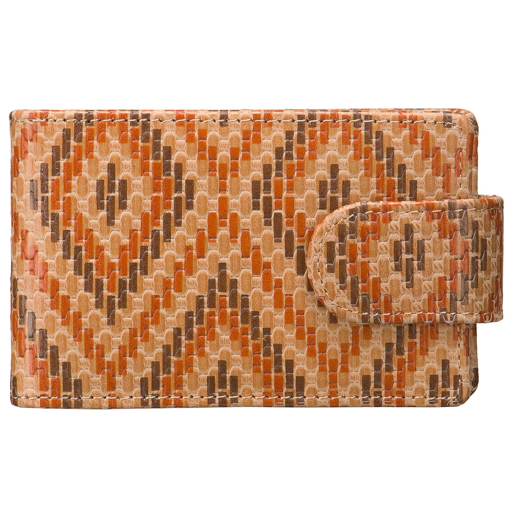 Визитница Dr.Koffer из натуральной кожи светло-коричневая