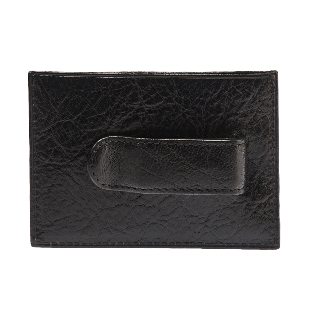 Визитница Dr.Koffer из натуральной кожи черная