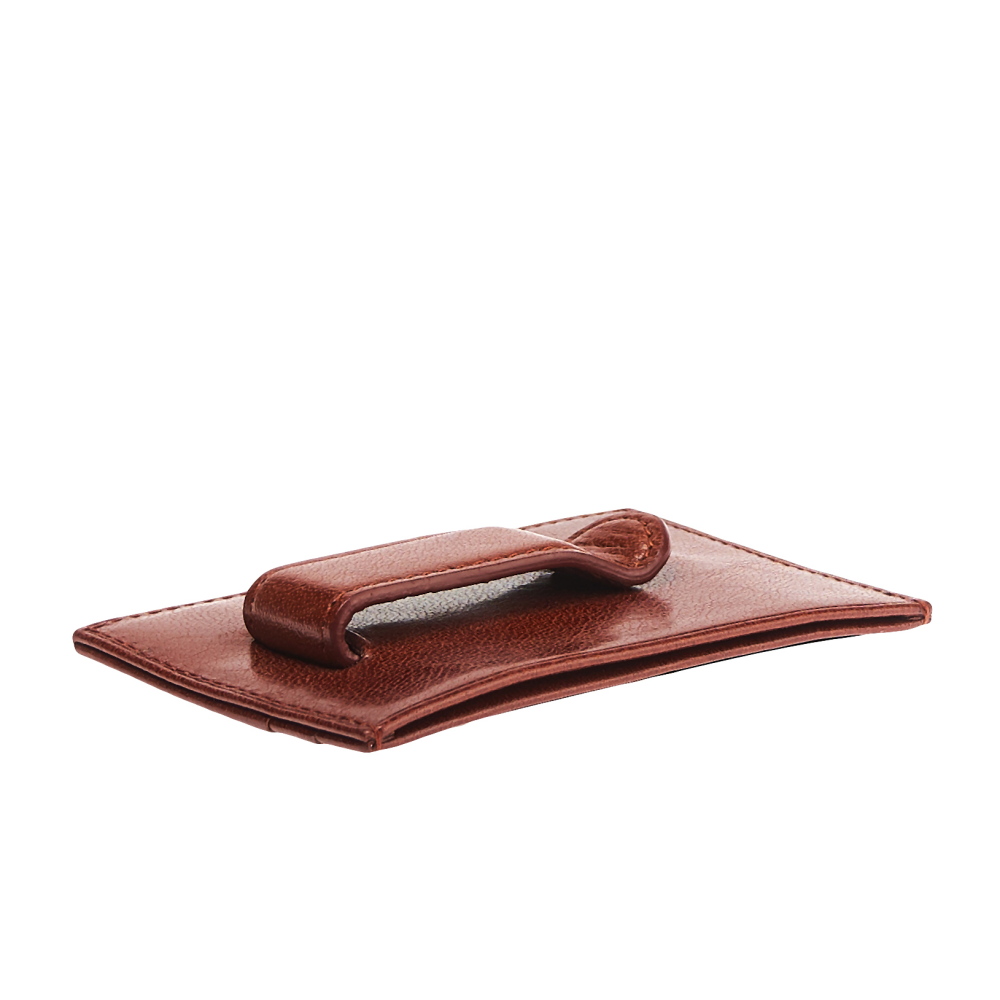 Визитница Dr.Koffer из натуральной кожи светло-коричневая