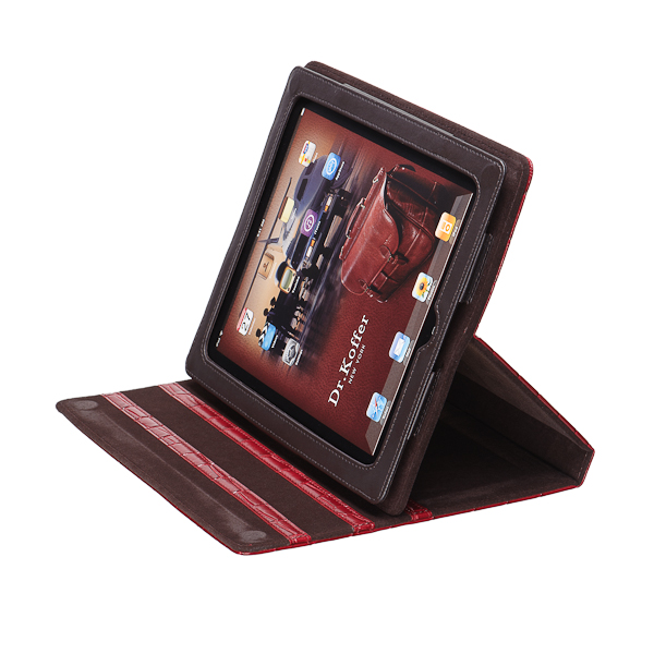 Чехол для iPad из натуральной кожи с отделкой под крокодила Dr.Koffer X510341-49-12