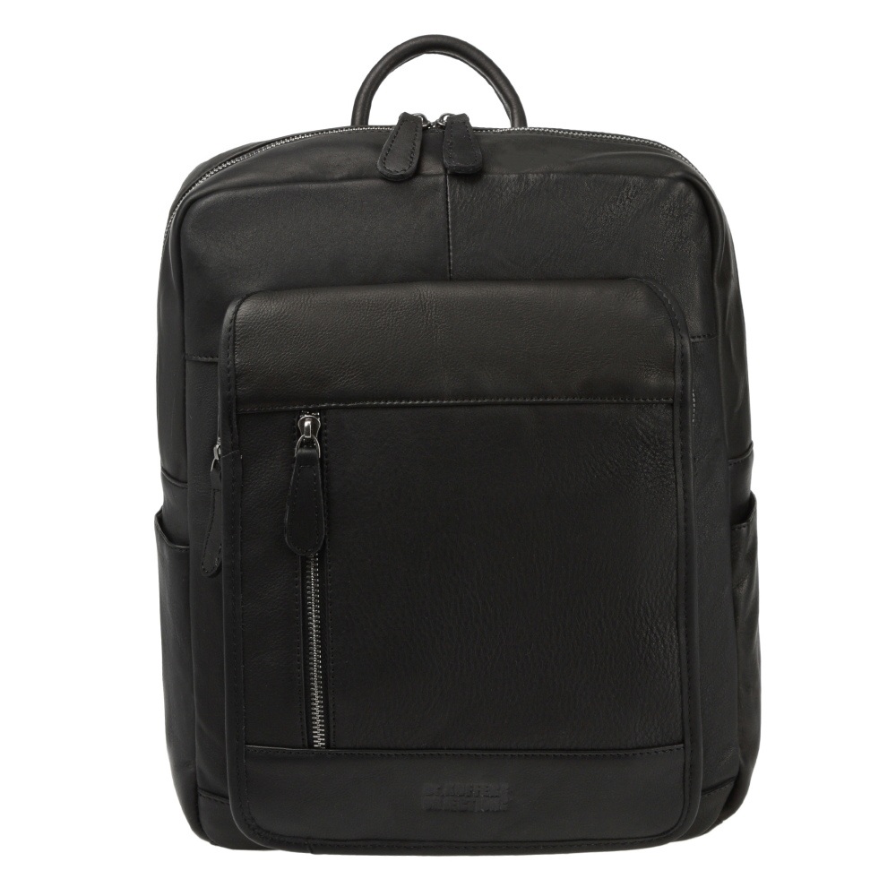 Рюкзак Dr.Koffer из натуральной кожи черный