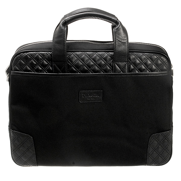 Деловая сумка Dr.Koffer из нейлона и натуральной кожи