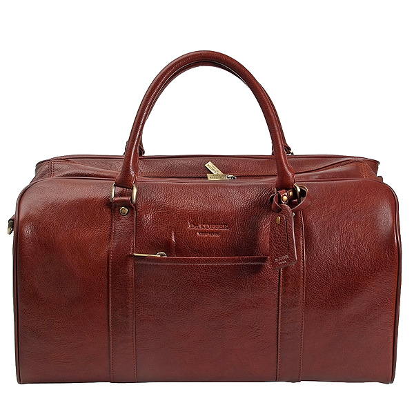 Стильная дорожная сумка с короткими ручками и съемным ремнем Dr.Koffer B231970-02-05