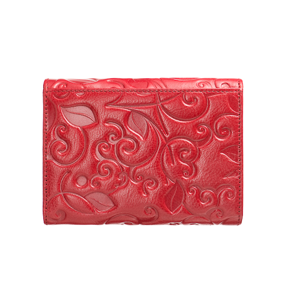 Портмоне Dr.Koffer из натуральной кожи красное