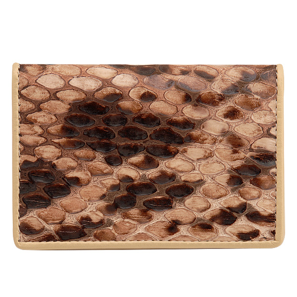 Визитница Dr.Koffer из натуральной кожи темно-коричневая