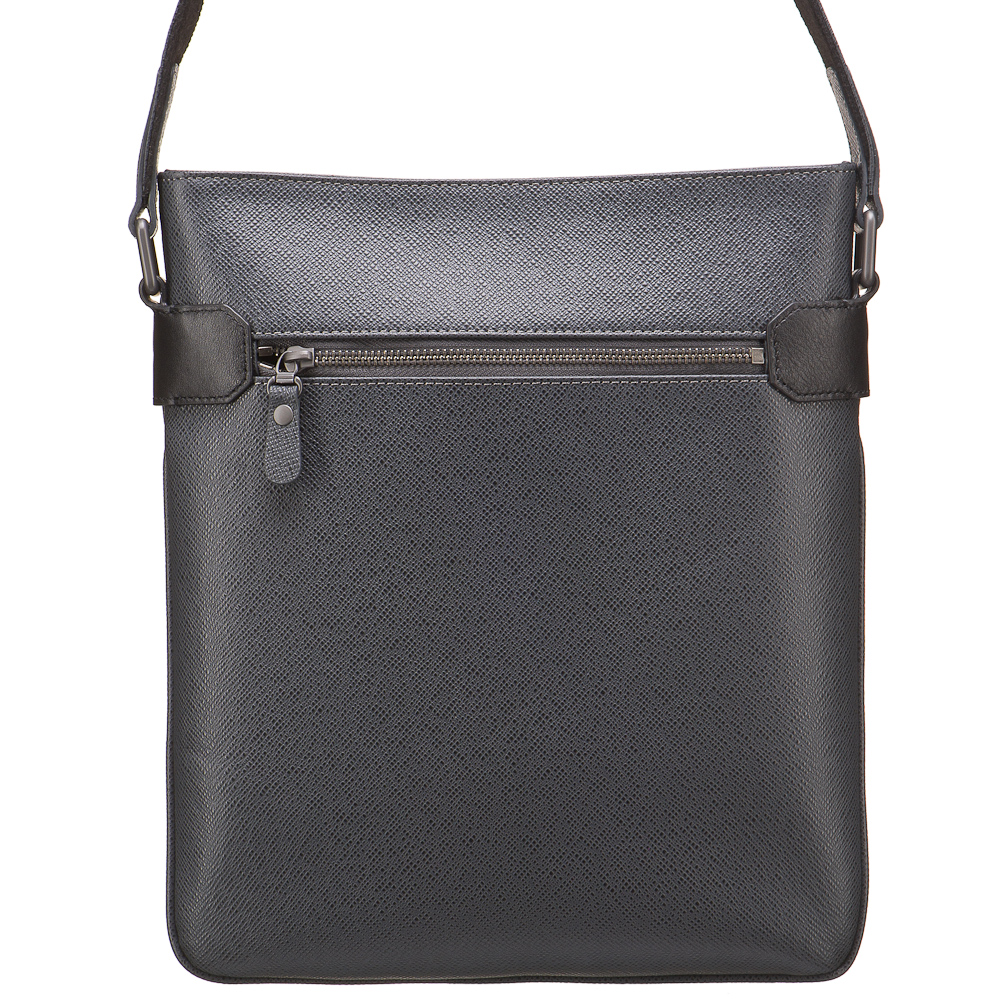Сумка через плечо Dr.Koffer из натуральной кожи серая