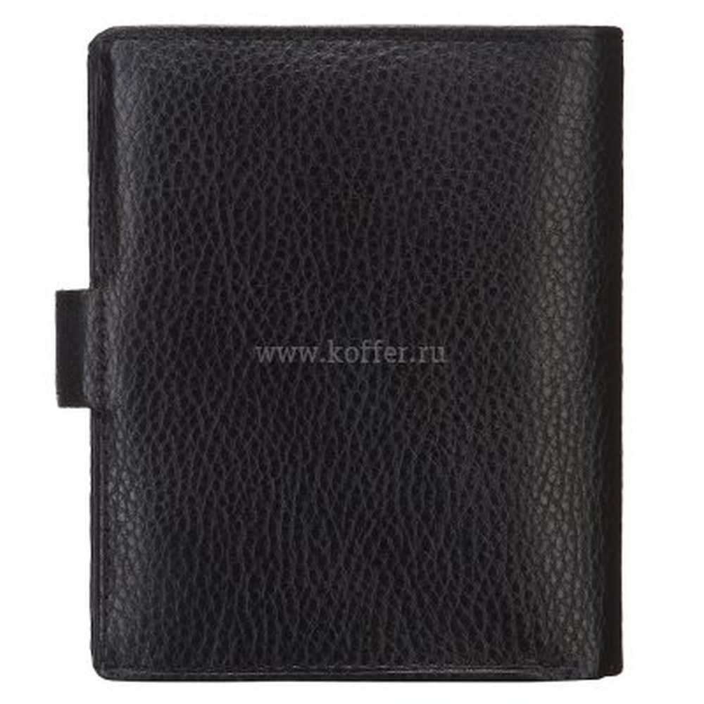 Портмоне Dr.Koffer из натуральной кожи черное