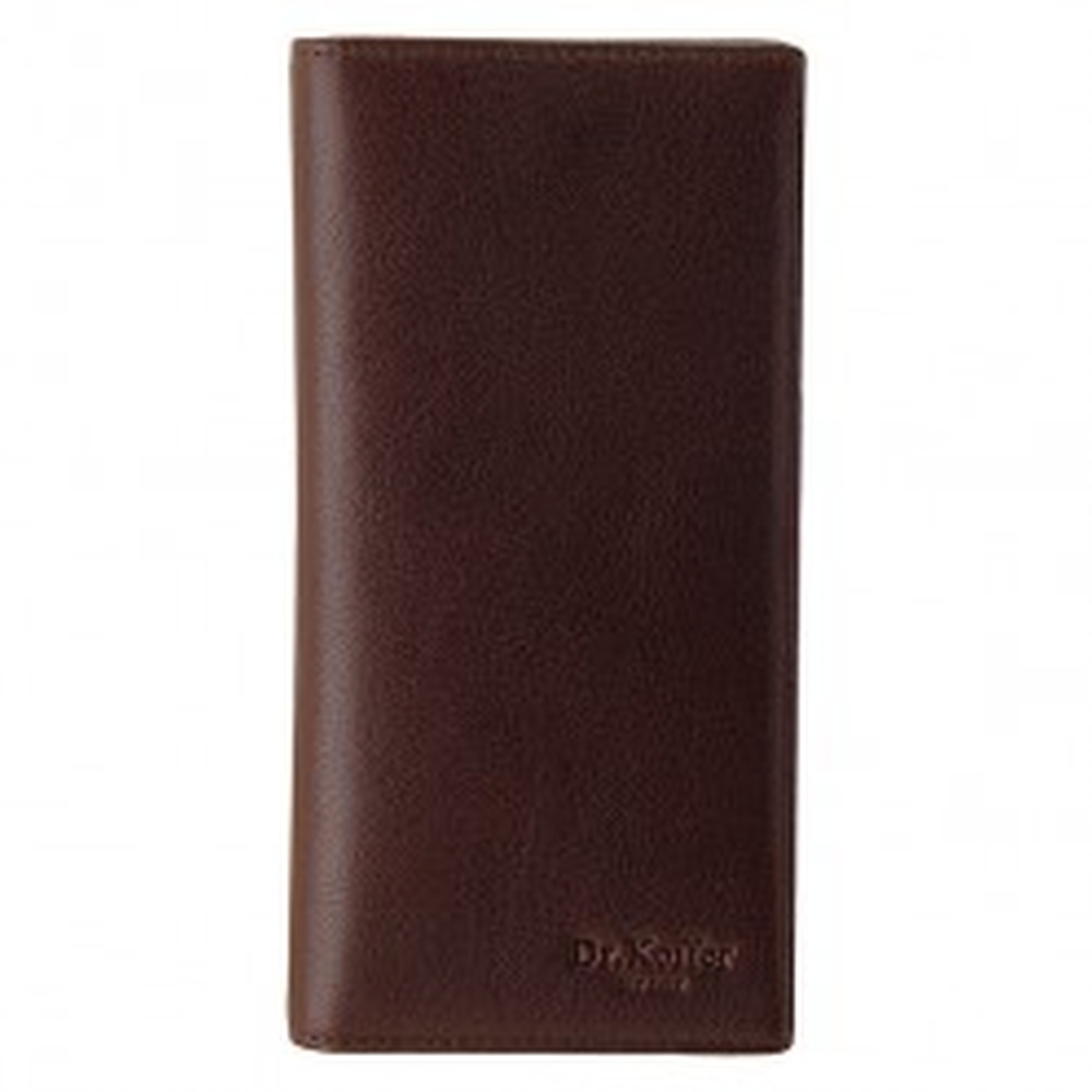 Портмоне Dr.Koffer из натуральной кожи коричневое