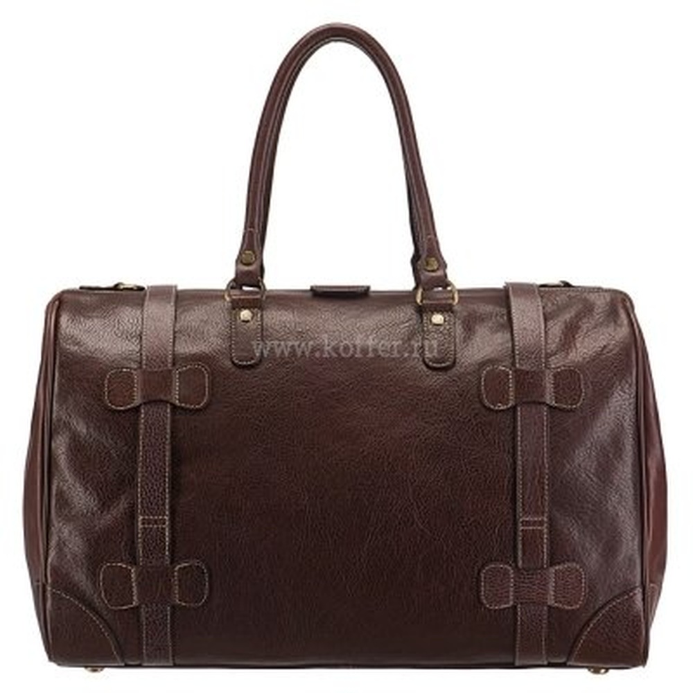 Сумка дорожная саквояж Dr.Koffer из натуральной кожи