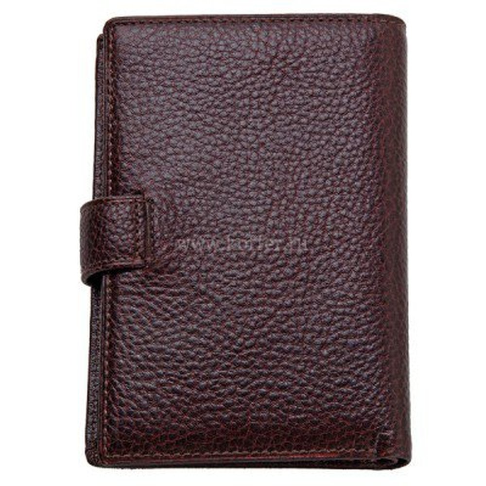Портмоне Dr.Koffer из натуральной кожи коричневое