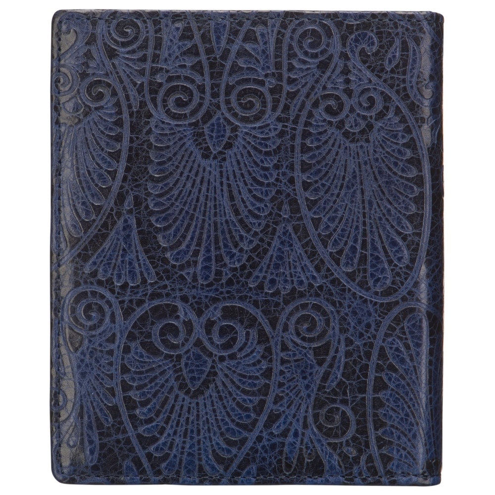 Визитница Dr.Koffer из натуральной кожи синяя