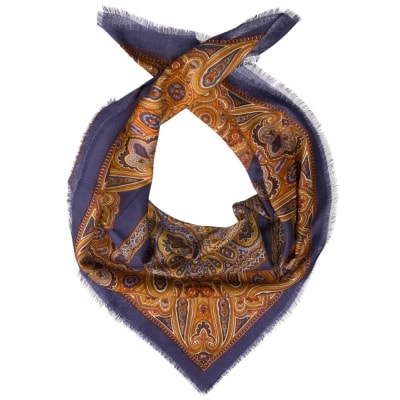 Женский шерстяной шарф с этнической расцветкой Dr.Koffer S810454-135-60