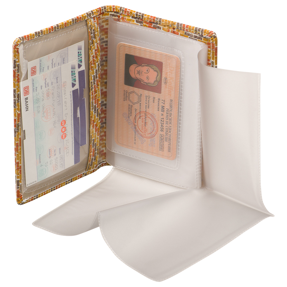 Обложка для паспорта/автодок из натуральной кожи Dr. Koffer