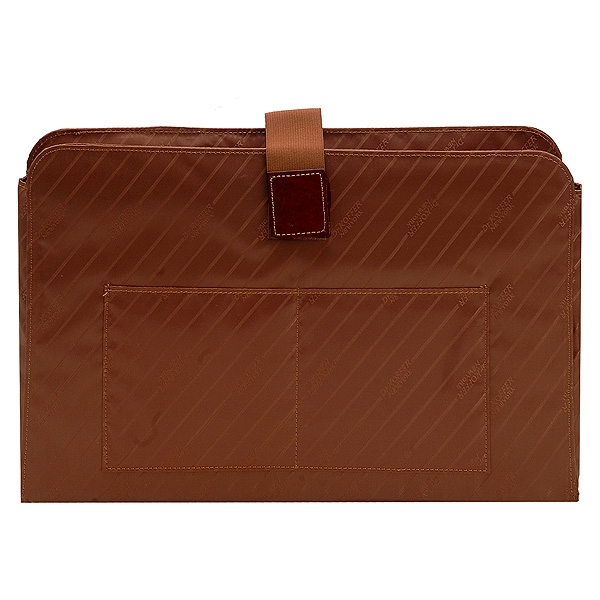 Стильный портфель с саквояжной планкой и съемным плечевым ремнем (коричневого цвета) Dr.Koffer B500060-02-05