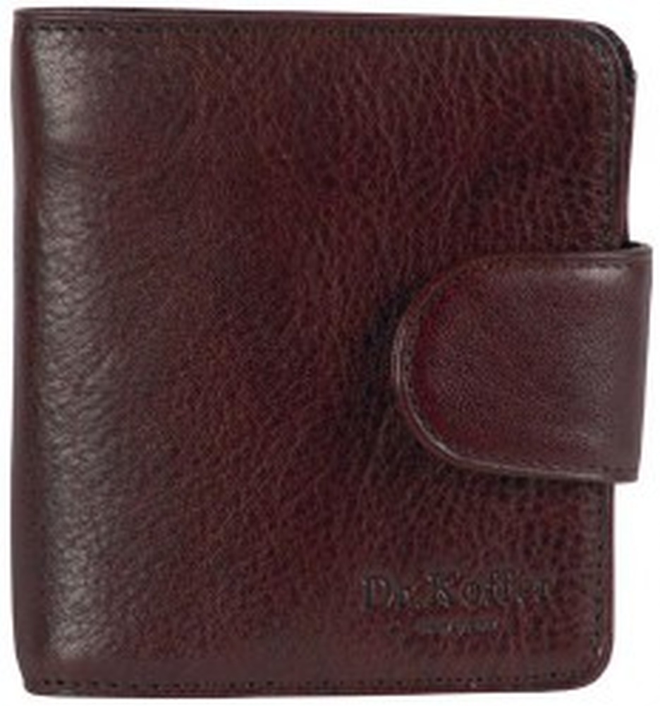 Портмоне Dr.Koffer из натуральной кожи коричневое