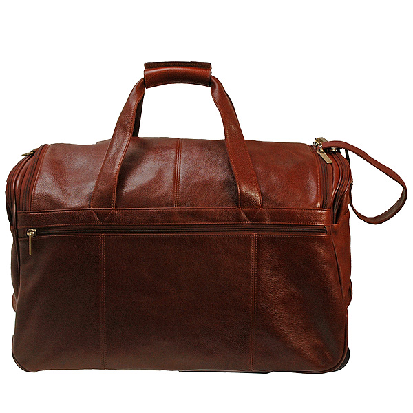 Сумка дорожная на колесах Dr.Koffer из натуральной кожи