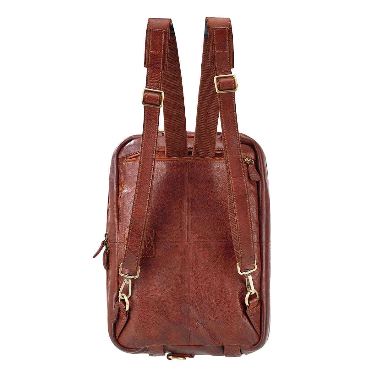 Деловая сумка Dr.Koffer из натуральной кожи коричневая