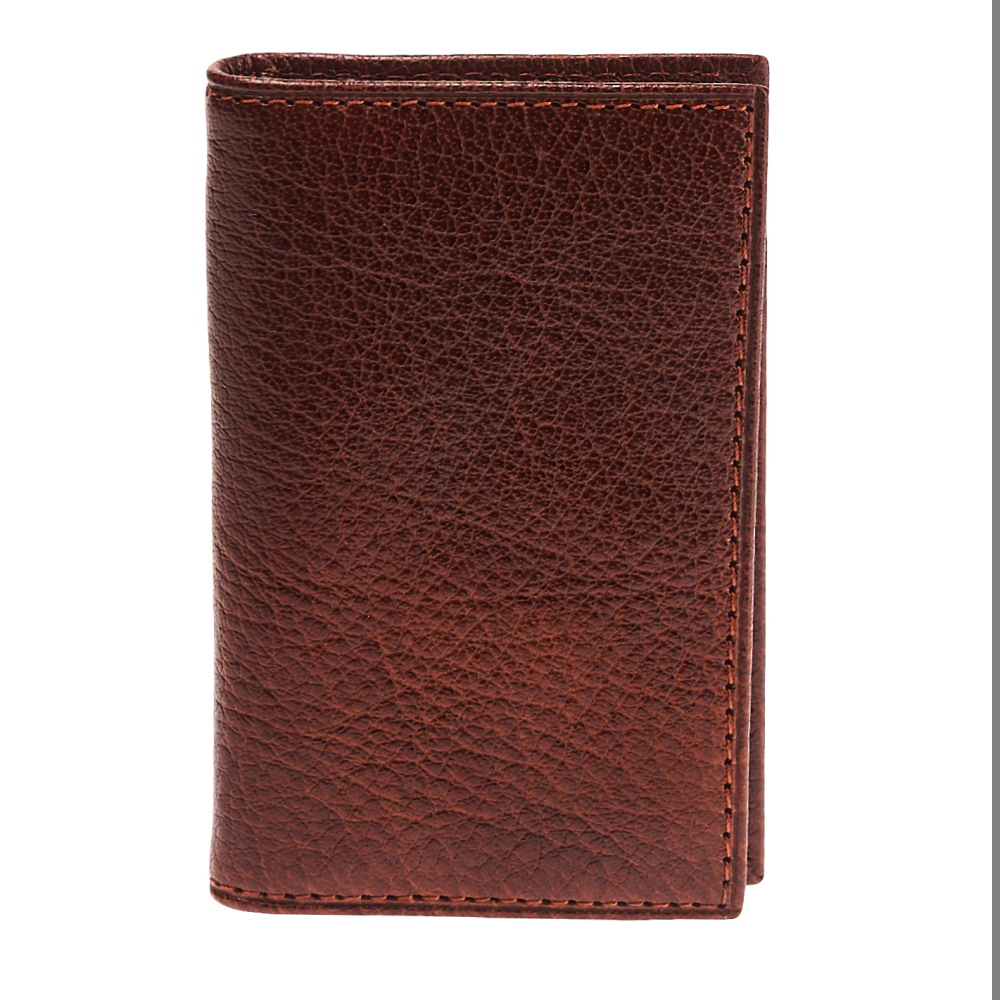 Визитница Dr.Koffer из натуральной кожи светло-коричневая