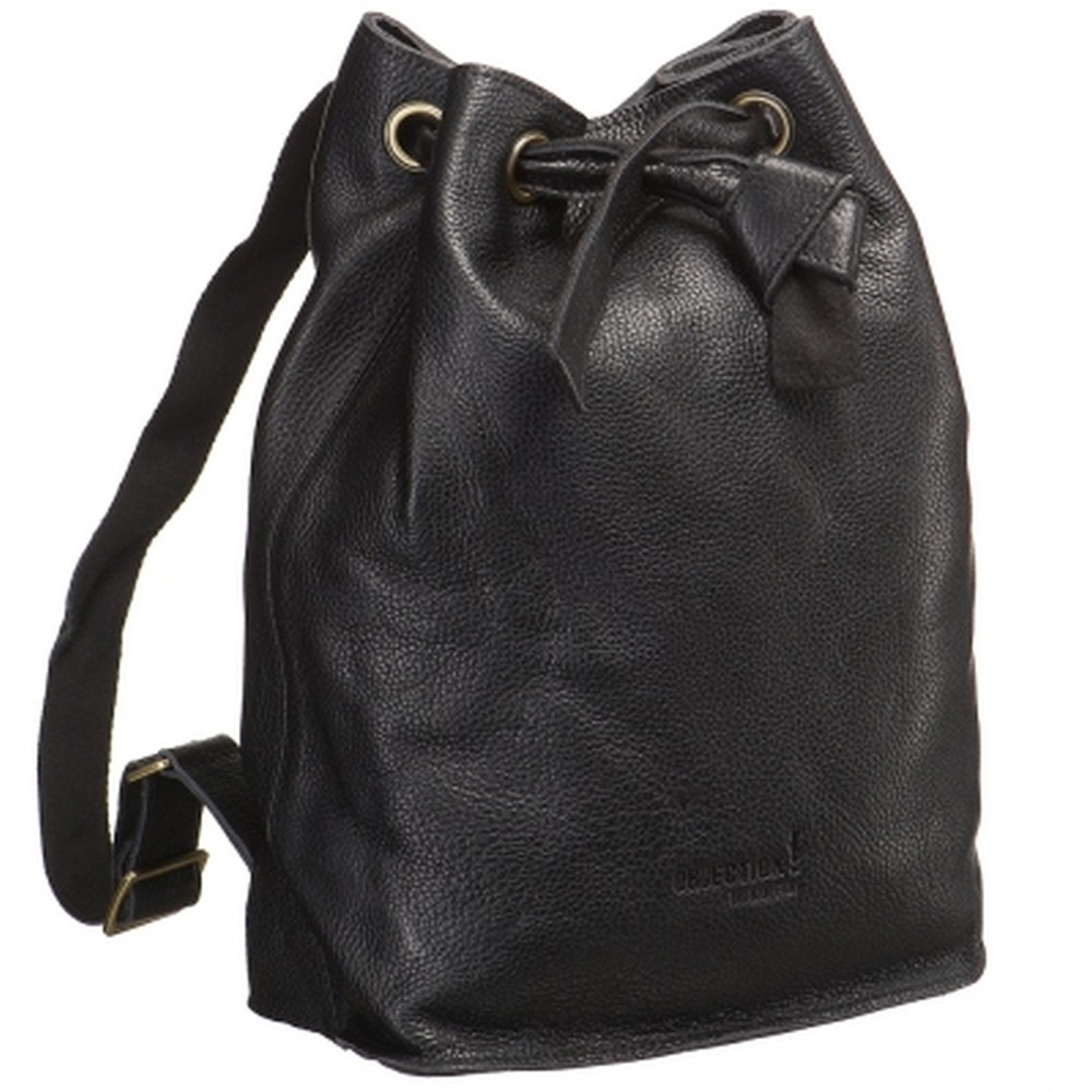 Женский рюкзак-трансформер из черной натуральной кожи в авангардном стиле Dr.Koffer T9096-7-04