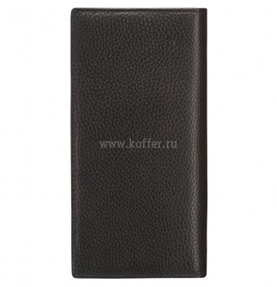 Портмоне Dr.Koffer из натуральной кожи черное