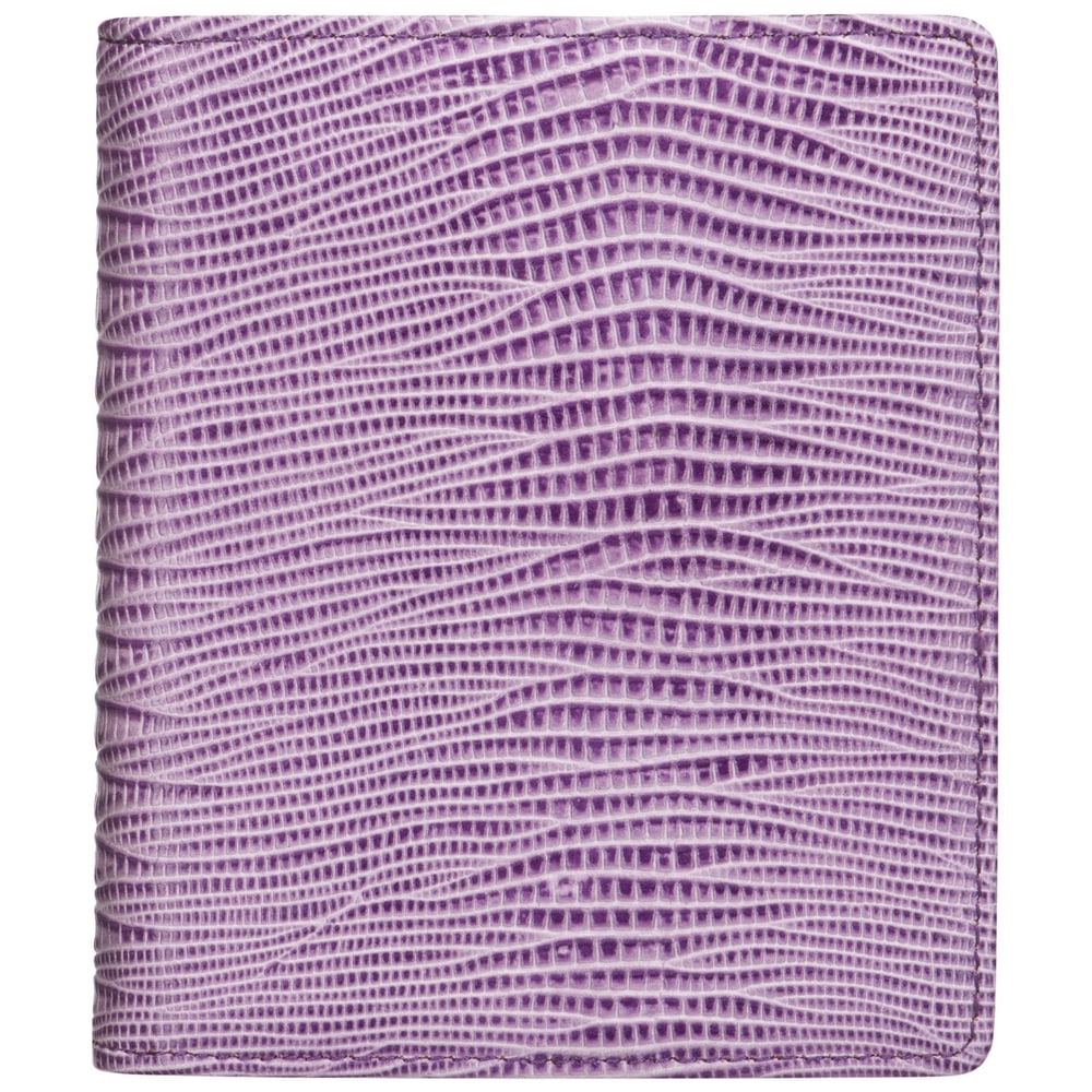 Визитница Dr.Koffer из натуральной кожи фиолетовая