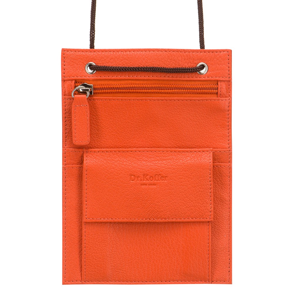 Нагрудный кошелек дорожный Dr.Koffer из натуральной кожи